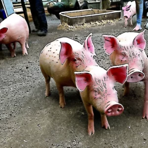 Artistic representation for Animal Sacrifices on the Rise in Queens With Chickens , Pigs Being Tortured in Twisted Rituals