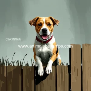 Artistic representation for Cincinnati Animal CARE Looking for the Person Who Threw a Dog Over Its Fence