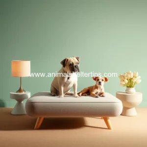 Artistic representation for Growing ai-driven pet furniture market: $4.58b forecast (20