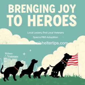 Artistic representation for Bringing Joy To Heroes : Local Veterans Receive Free Pet Adoptions