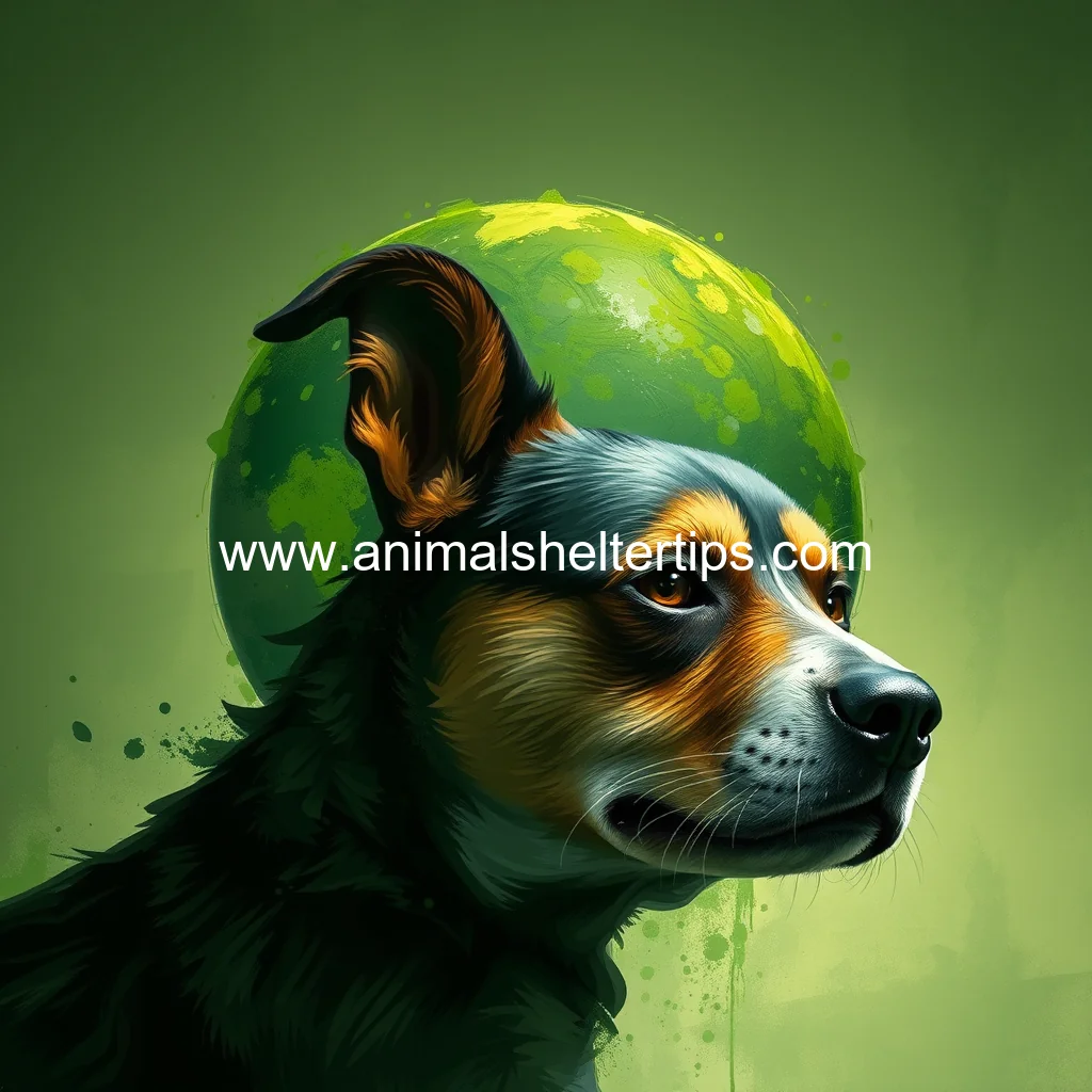 Artistic representation for Frightened rescue dog finds comfort after adoption – one green planet!