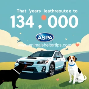Artistic representation for 17 Year Partnership Between Subaru And The ASPCA Has Helped Over 134 000 Pets