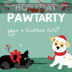 Artistic representation for Join a Small KY Animal Rescue for a Virtual Holiday Paw ty