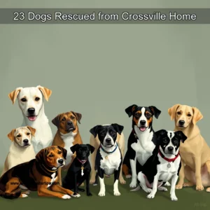 Artistic representation for 23 Dogs Rescued from Crossville Home
