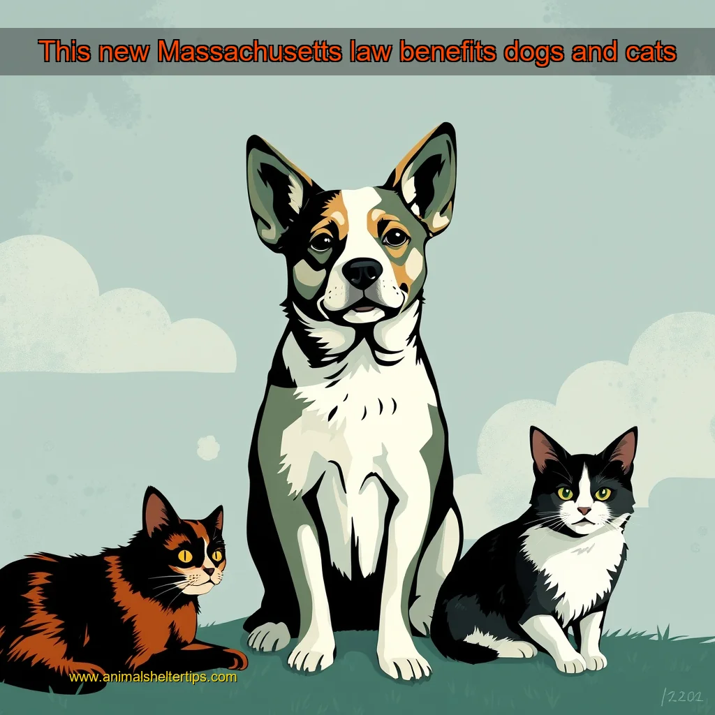 Artistic representation for This new Massachusetts law benefits dogs and cats