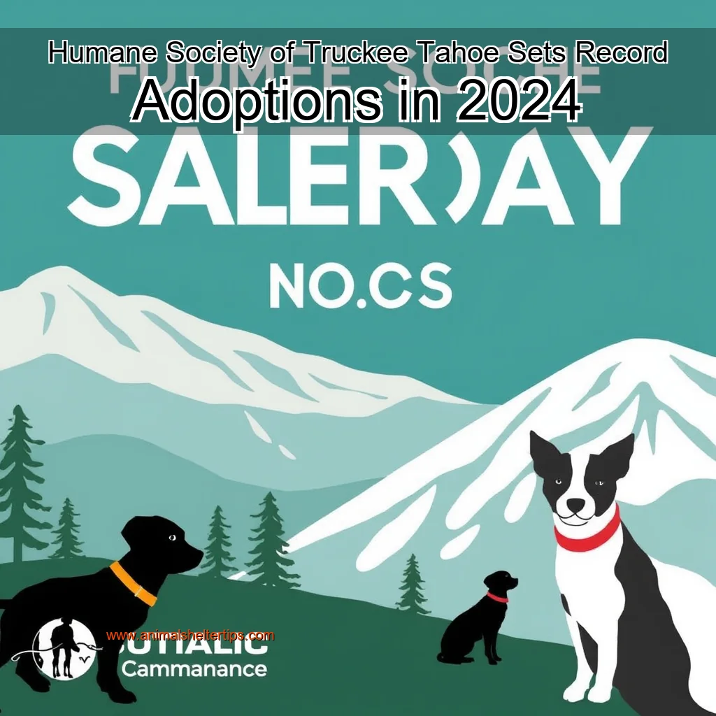 Artistic representation for Humane Society of Truckee Tahoe Sets Record Adoptions in 2024