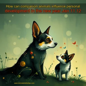Artistic representation for How can companion animals influence personal development in the new year Jan 11 12