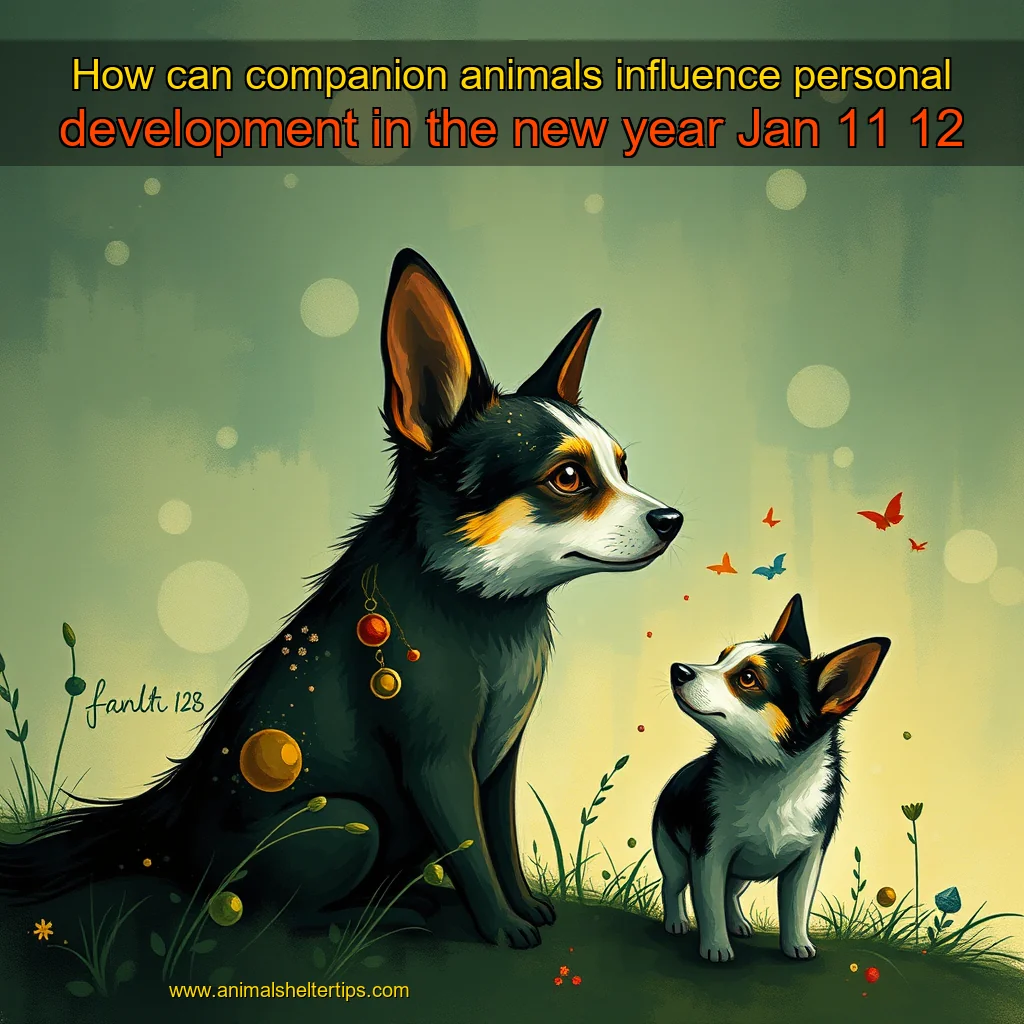 Artistic representation for How can companion animals influence personal development in the new year Jan 11 12