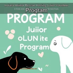 Artistic representation for Indiana Animal Rescue Hosting Junior Volunteer Program