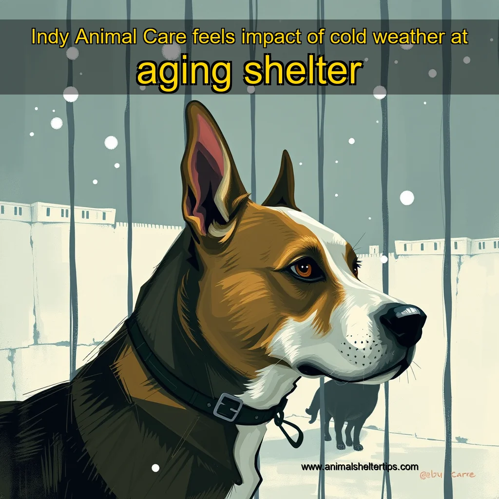 Artistic representation for Indy Animal Care feels impact of cold weather at aging shelter