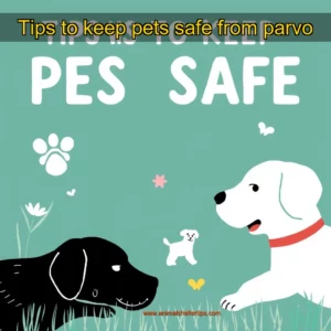 Artistic representation for Tips to keep pets safe from parvo