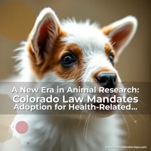 Artistic representation for A New Era in Animal Research: Colorado Law Mandates Adoption for Health-Related Research Subjects