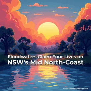 Artistic representation for Floodwaters Claim Four Lives on NSW's Mid North-Coast