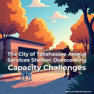 Artistic representation for The City of Tallahassee Animal Services Shelter: Overcoming Capacity Challenges
