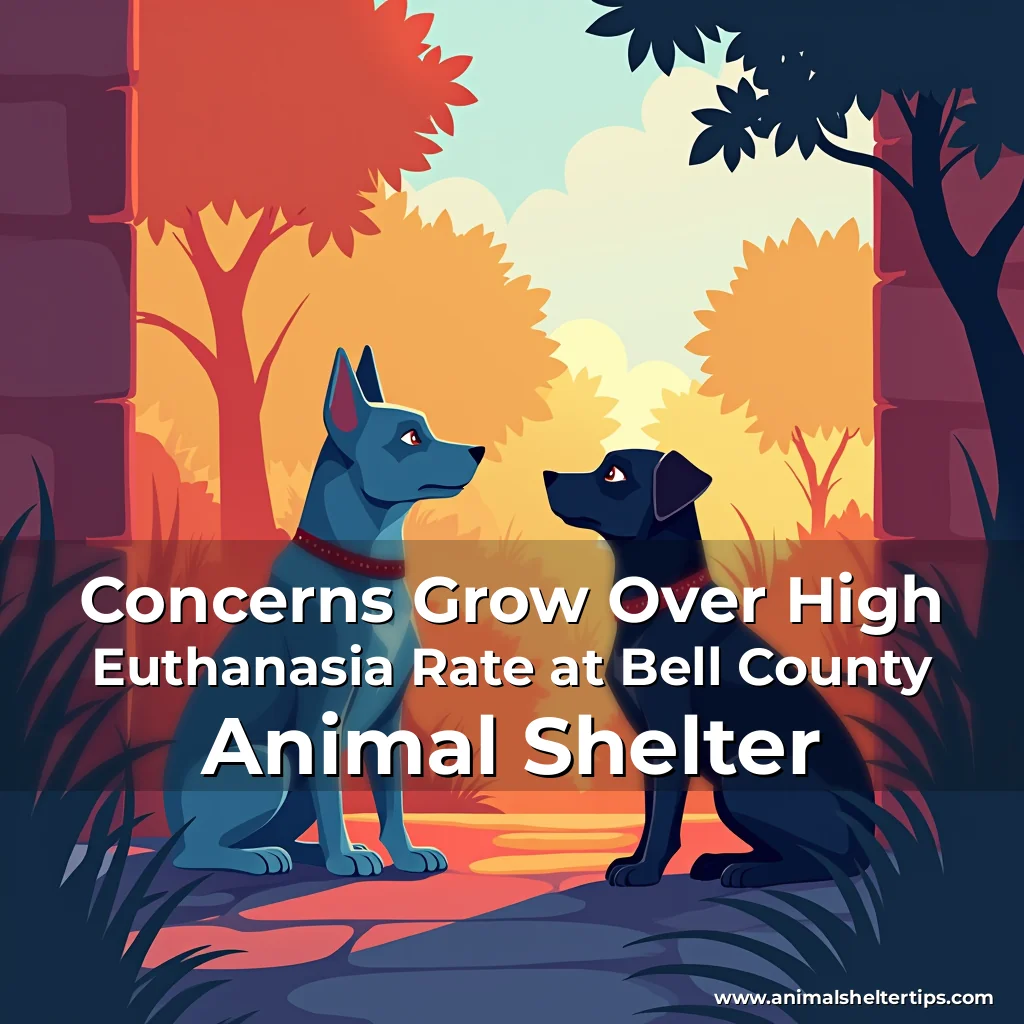 Artistic representation for Concerns Grow Over High Euthanasia Rate at Bell County Animal Shelter