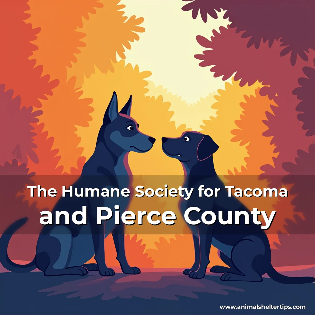 Artistic representation for The Humane Society for Tacoma and Pierce County