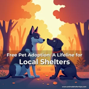 Artistic representation for Free Pet Adoption: A Lifeline for Local Shelters