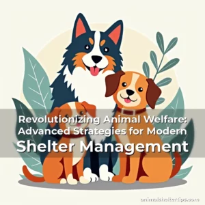 Artistic representation for Revolutionizing Animal Welfare: Advanced Strategies for Modern Shelter Management