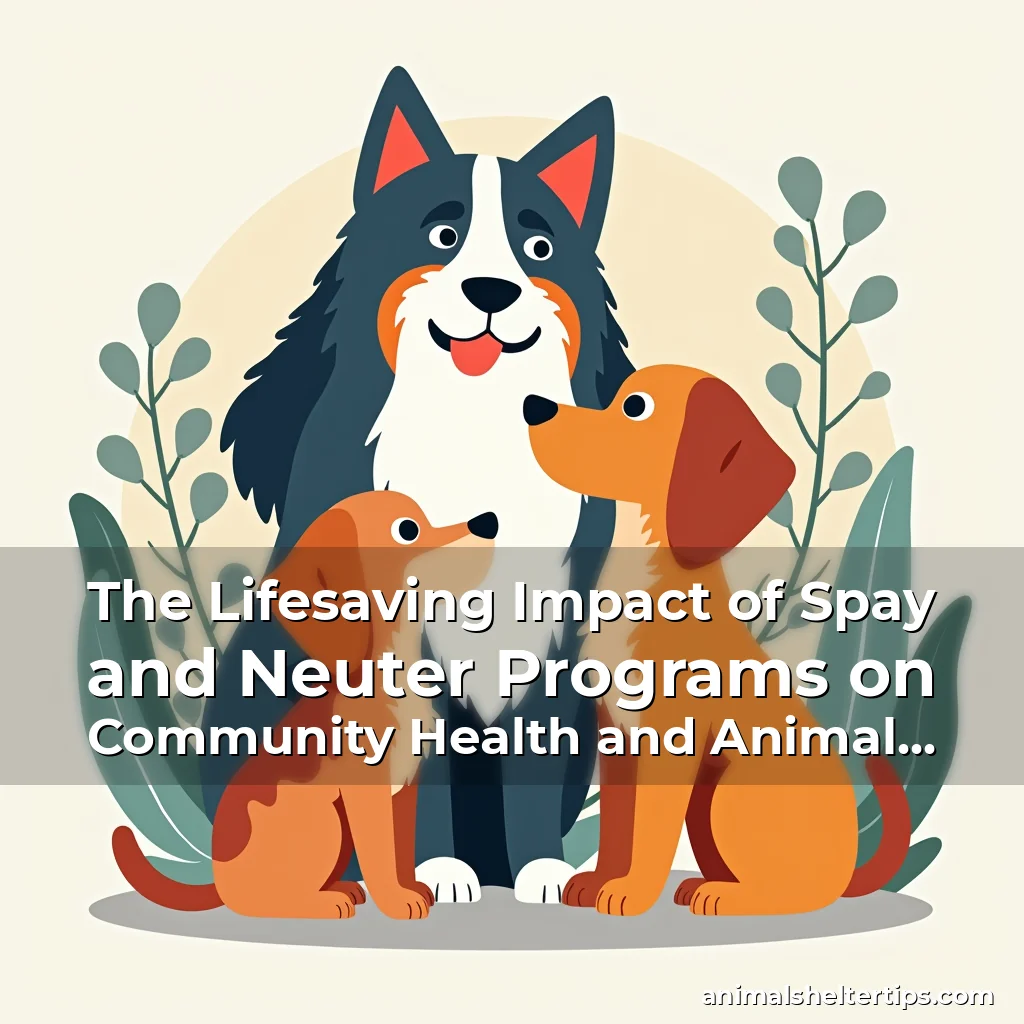 Artistic representation for The Lifesaving Impact of Spay and Neuter Programs on Community Health and Animal Welfare