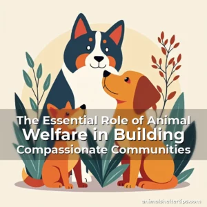 Artistic representation for The Essential Role of Animal Welfare in Building Compassionate Communities