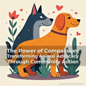 Artistic representation for The Power of Compassion: Transforming Animal Advocacy Through Community Action