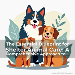 Artistic representation for The Essential Blueprint for Shelter Animal Care: A Comprehensive Approach to Saving Lives