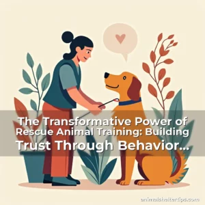 Artistic representation for The Transformative Power of Rescue Animal Training: Building Trust Through Behavior Modification