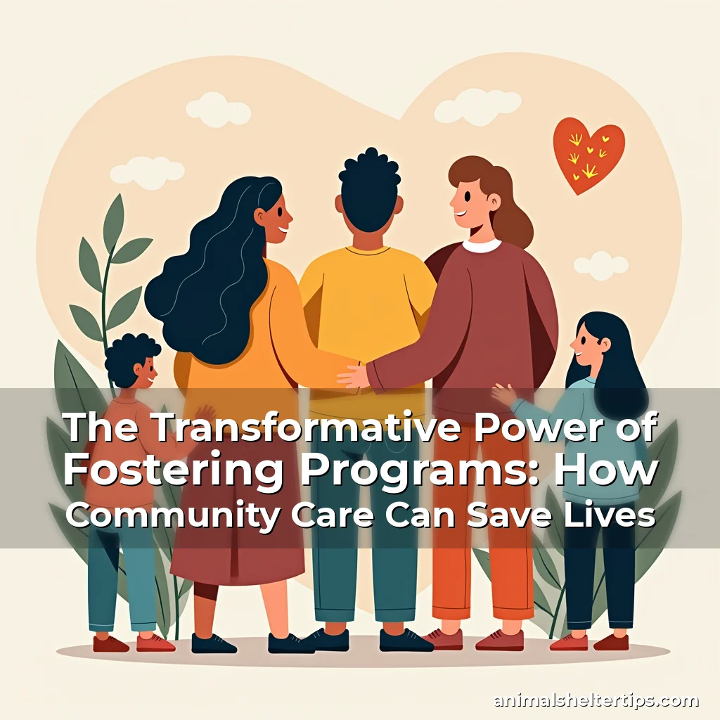 Artistic representation for The Transformative Power of Fostering Programs: How Community Care Can Save Lives