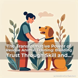 Artistic representation for The Transformative Power of Rescue Animal Training: Building Trust Through Skill and Compassion