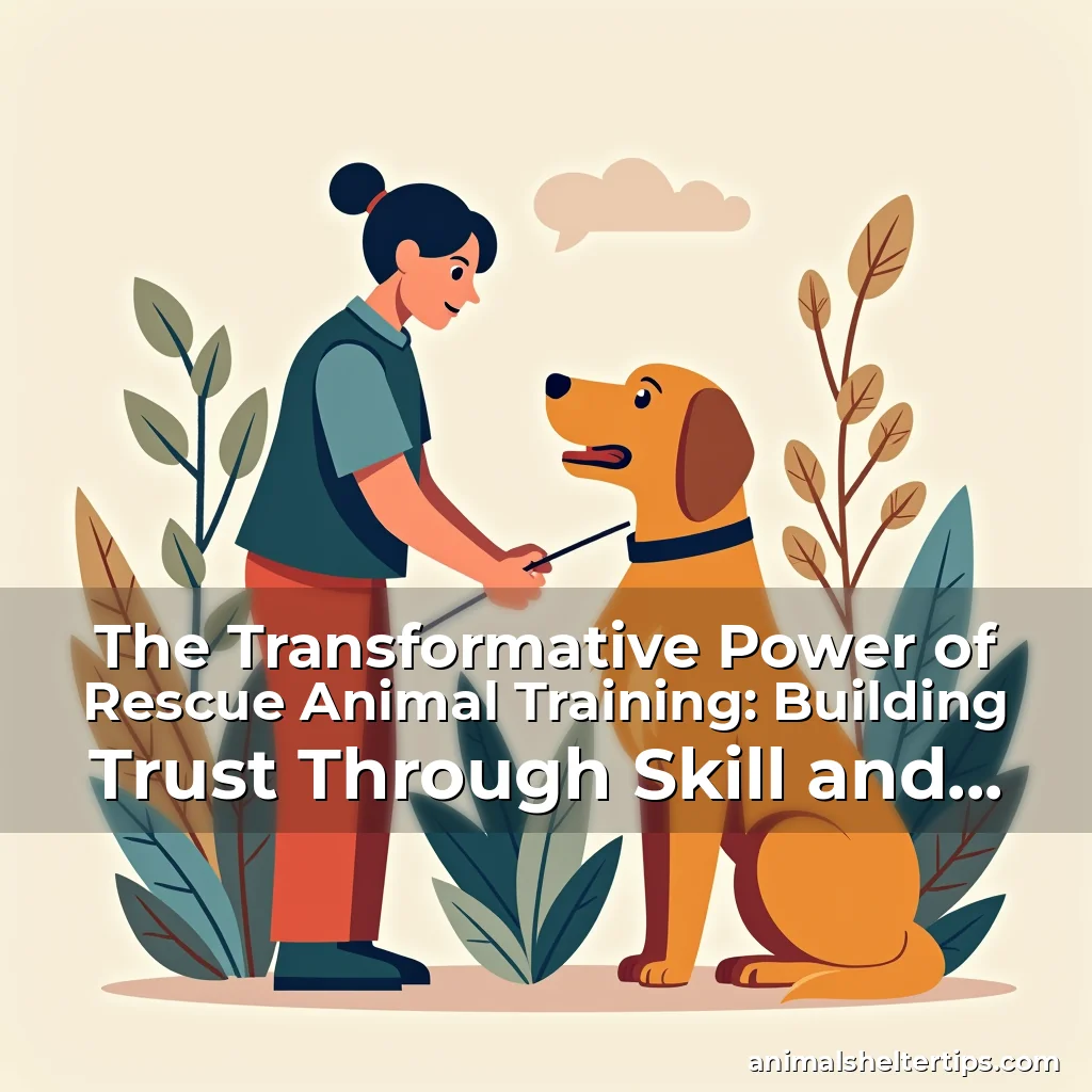Artistic representation for The Transformative Power of Rescue Animal Training: Building Trust Through Skill and Compassion