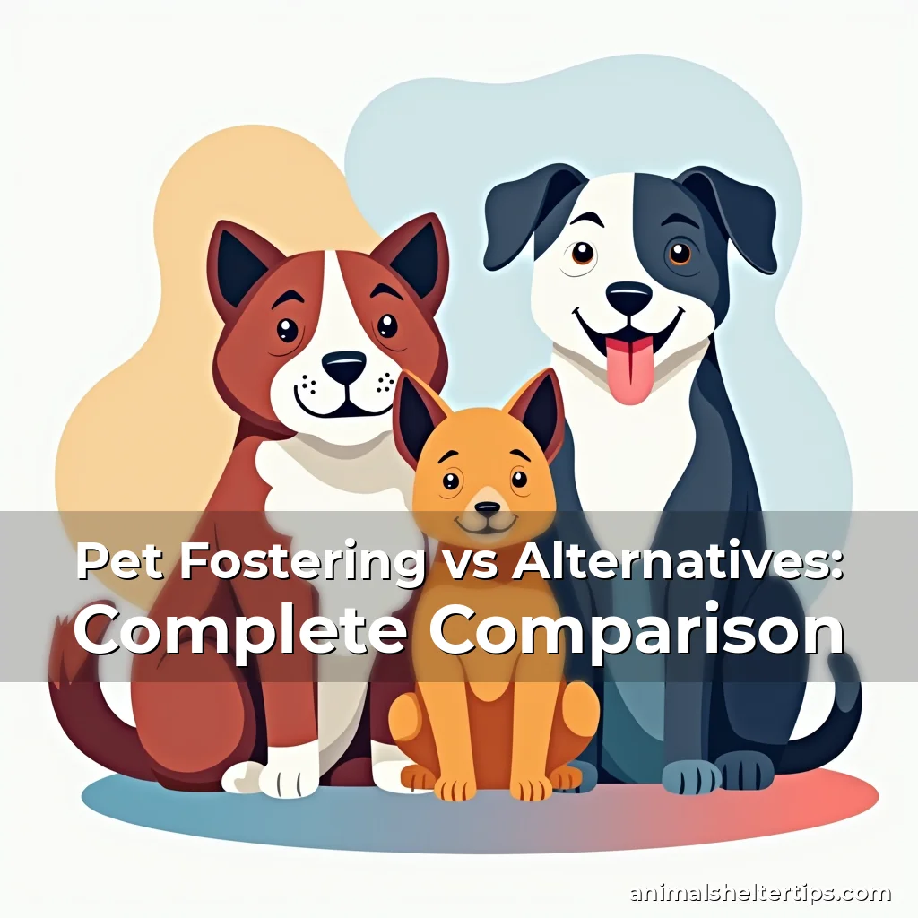 Artistic representation for Pet Fostering vs Alternatives: Complete Comparison