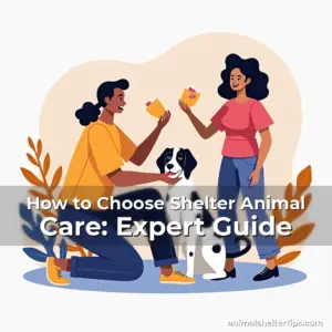 Artistic representation for How to Choose Shelter Animal Care: Expert Guide