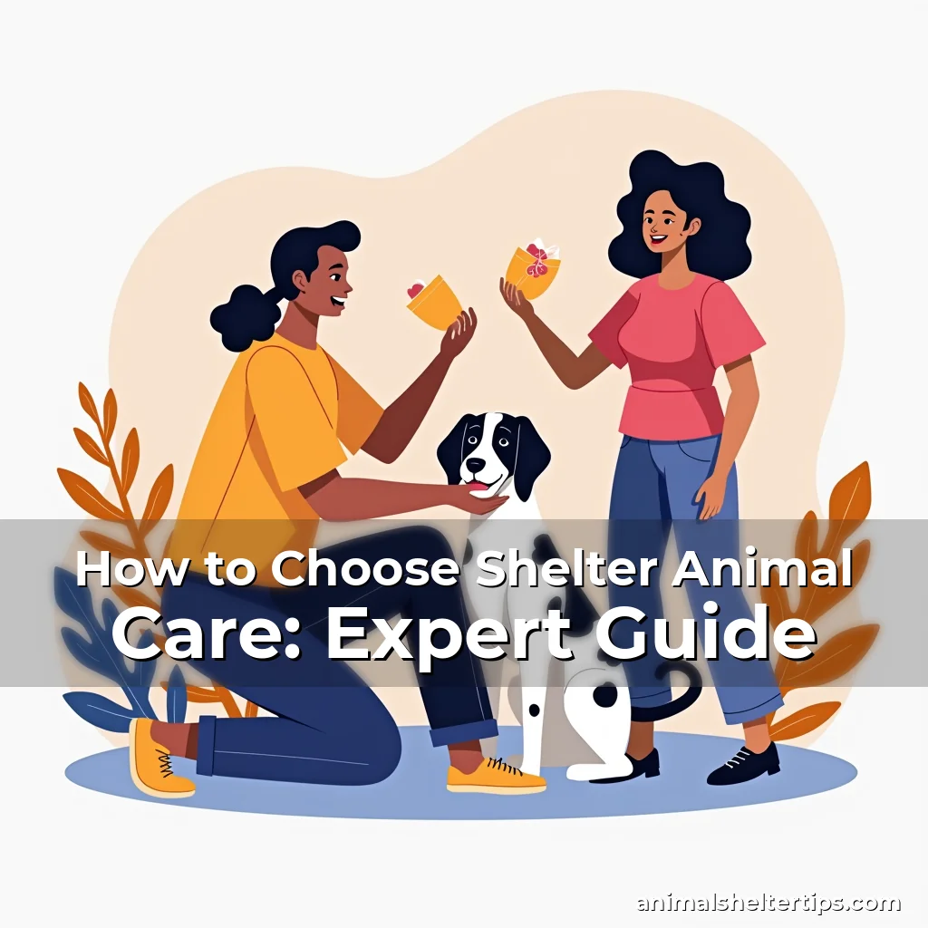 Artistic representation for How to Choose Shelter Animal Care: Expert Guide