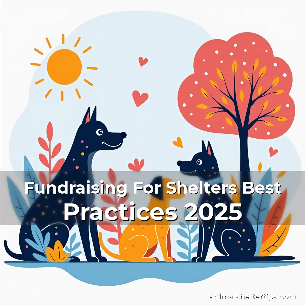 Artistic representation for Fundraising For Shelters Best Practices 2025