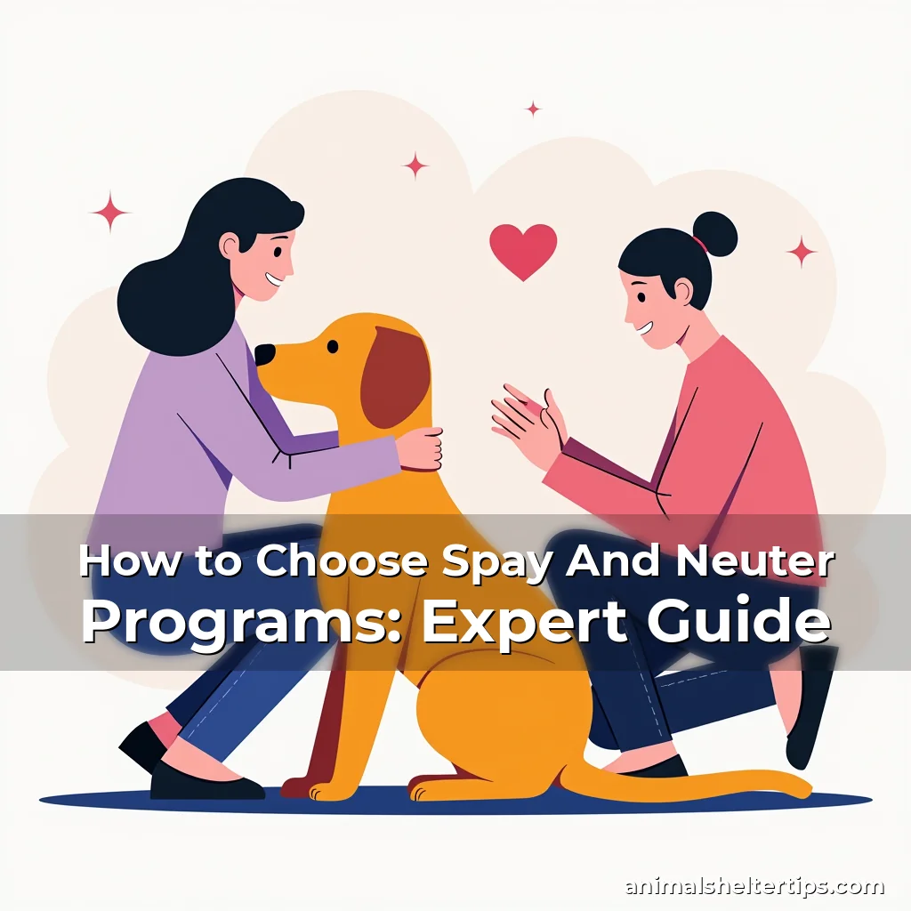 Artistic representation for How to Choose Spay And Neuter Programs: Expert Guide