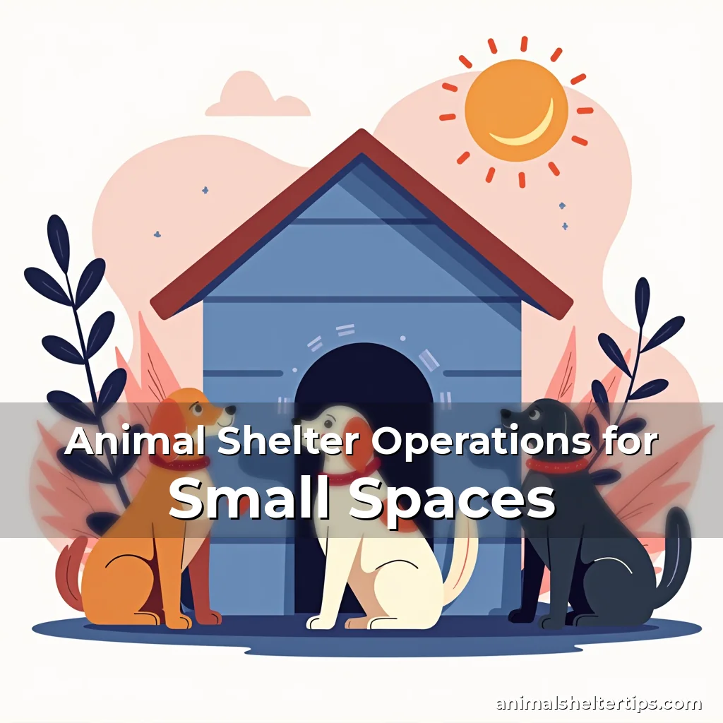 Artistic representation for Animal Shelter Operations for Small Spaces