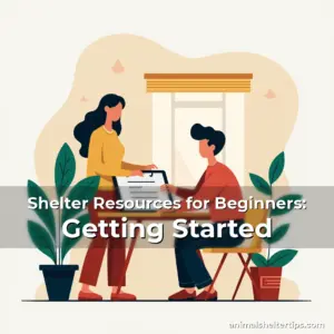 Artistic representation for Shelter Resources for Beginners: Getting Started