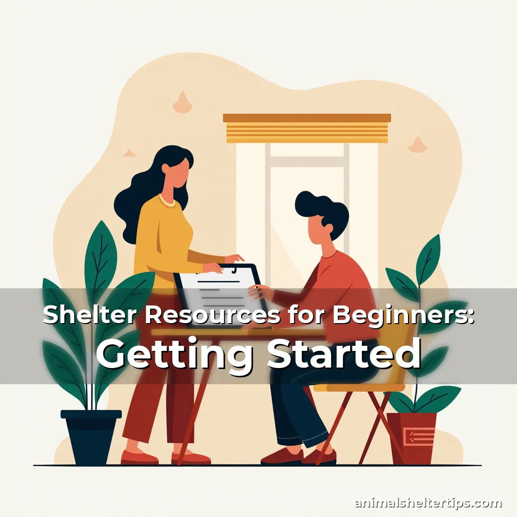 Artistic representation for Shelter Resources for Beginners: Getting Started