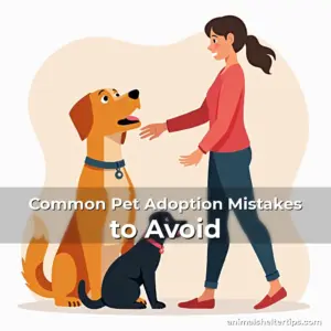 Artistic representation for Common Pet Adoption Mistakes to Avoid