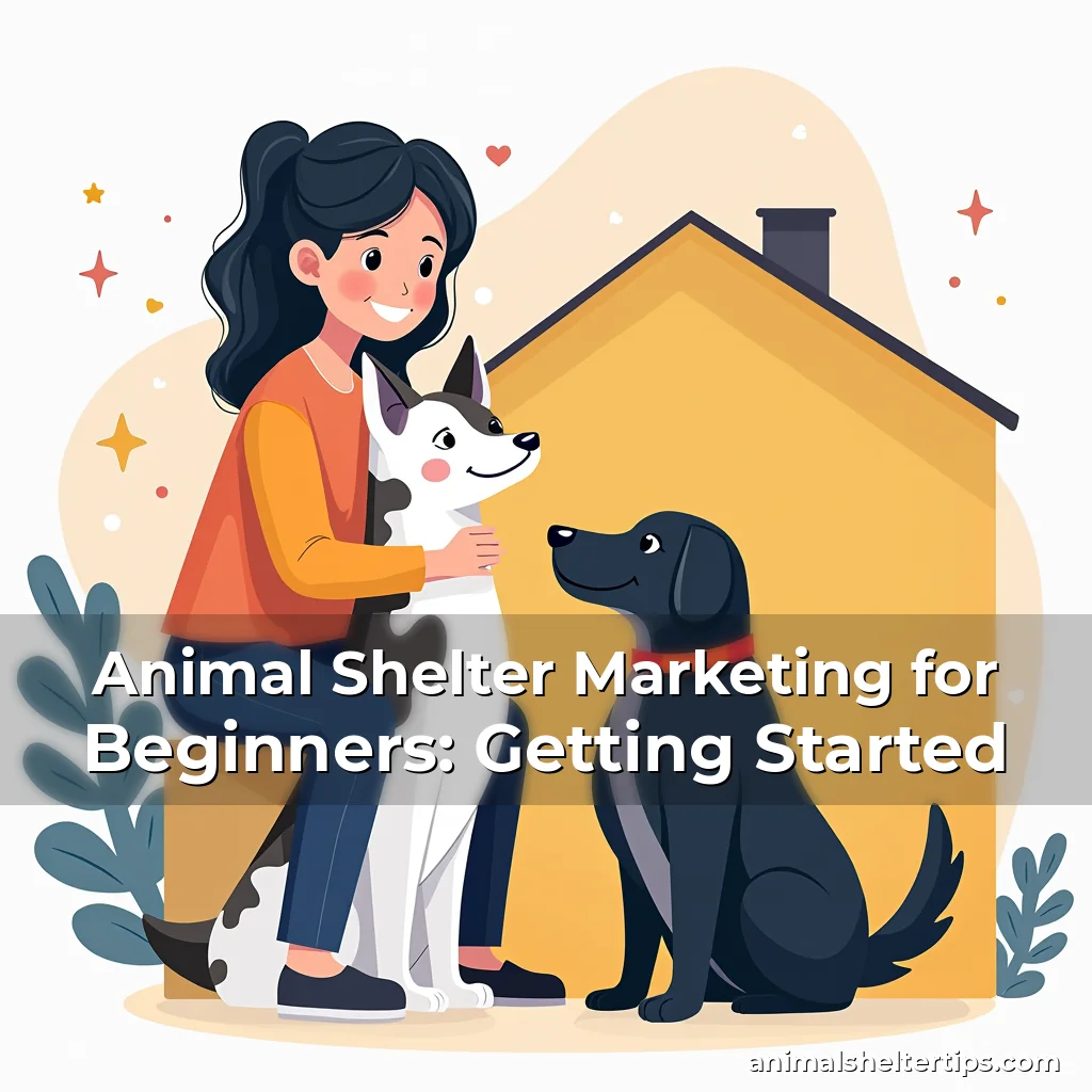 Artistic representation for Animal Shelter Marketing for Beginners: Getting Started