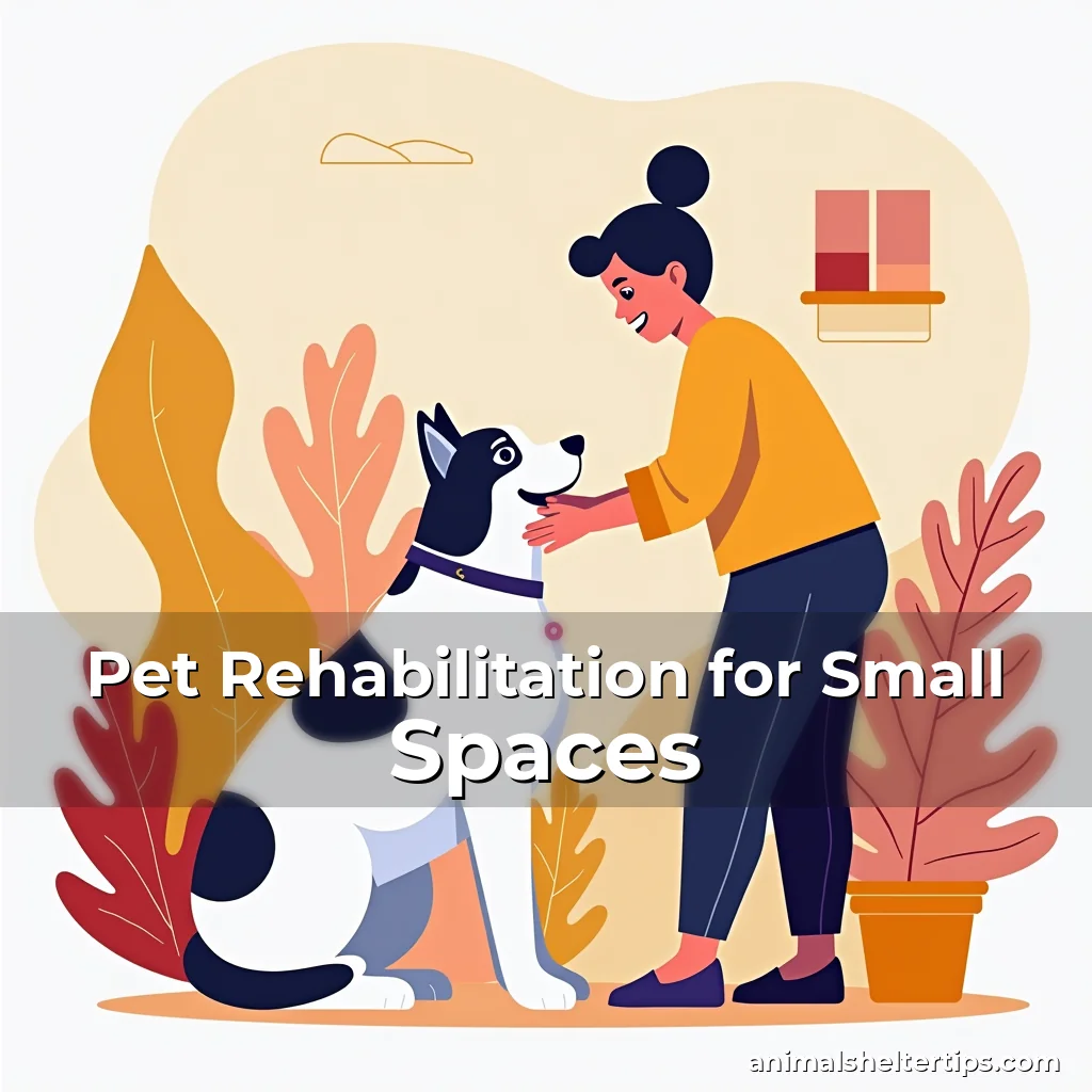 Artistic representation for Pet Rehabilitation for Small Spaces