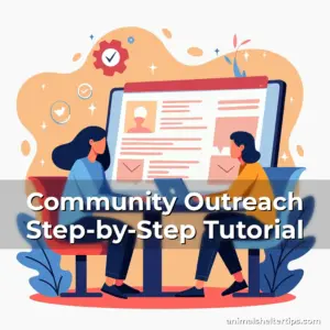 Artistic representation for Community Outreach Step-by-Step Tutorial