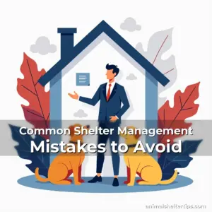 Artistic representation for Common Shelter Management Mistakes to Avoid