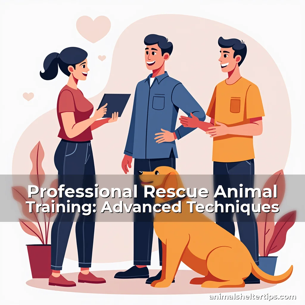 Artistic representation for Professional Rescue Animal Training: Advanced Techniques