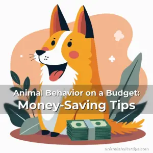Artistic representation for Animal Behavior on a Budget: Money-Saving Tips
