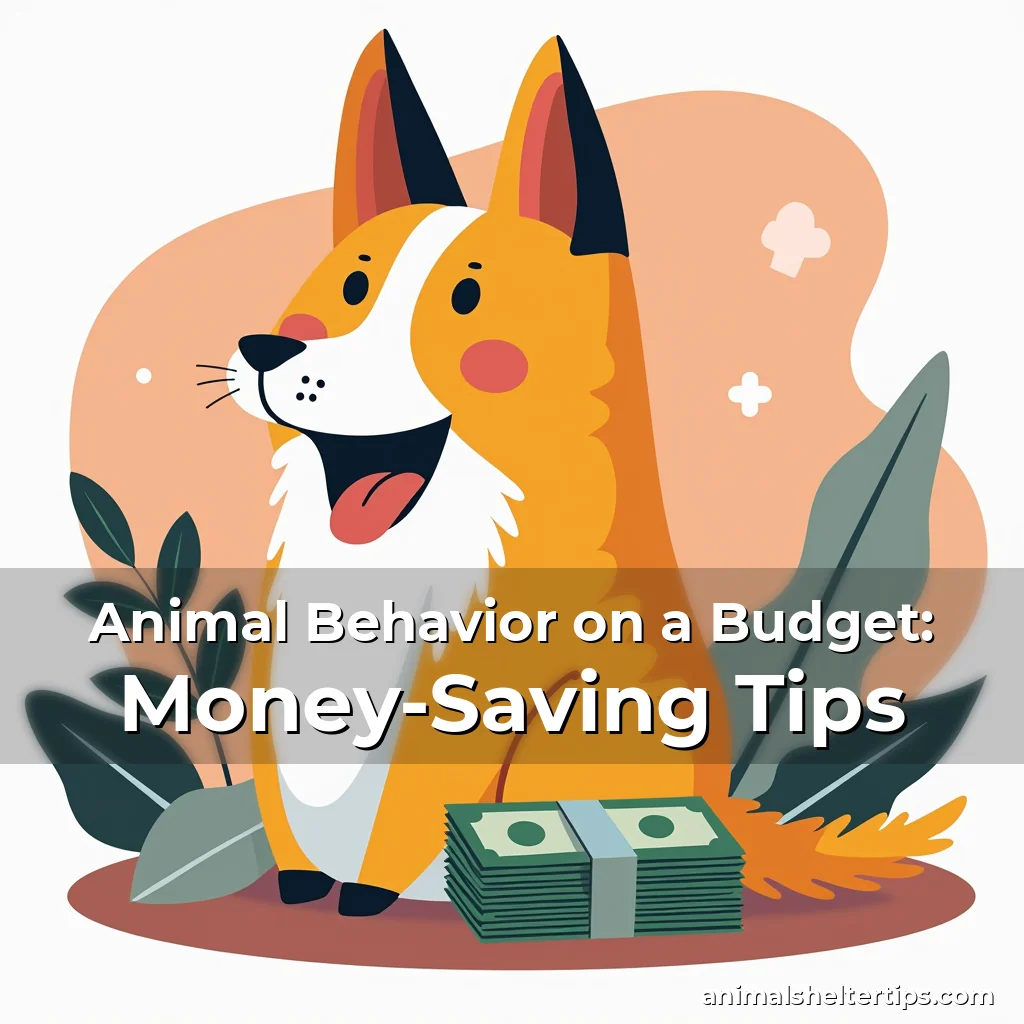 Artistic representation for Animal Behavior on a Budget: Money-Saving Tips