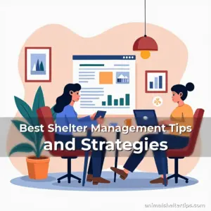 Artistic representation for Best Shelter Management Tips and Strategies