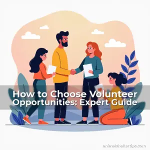 Artistic representation for How to Choose Volunteer Opportunities: Expert Guide