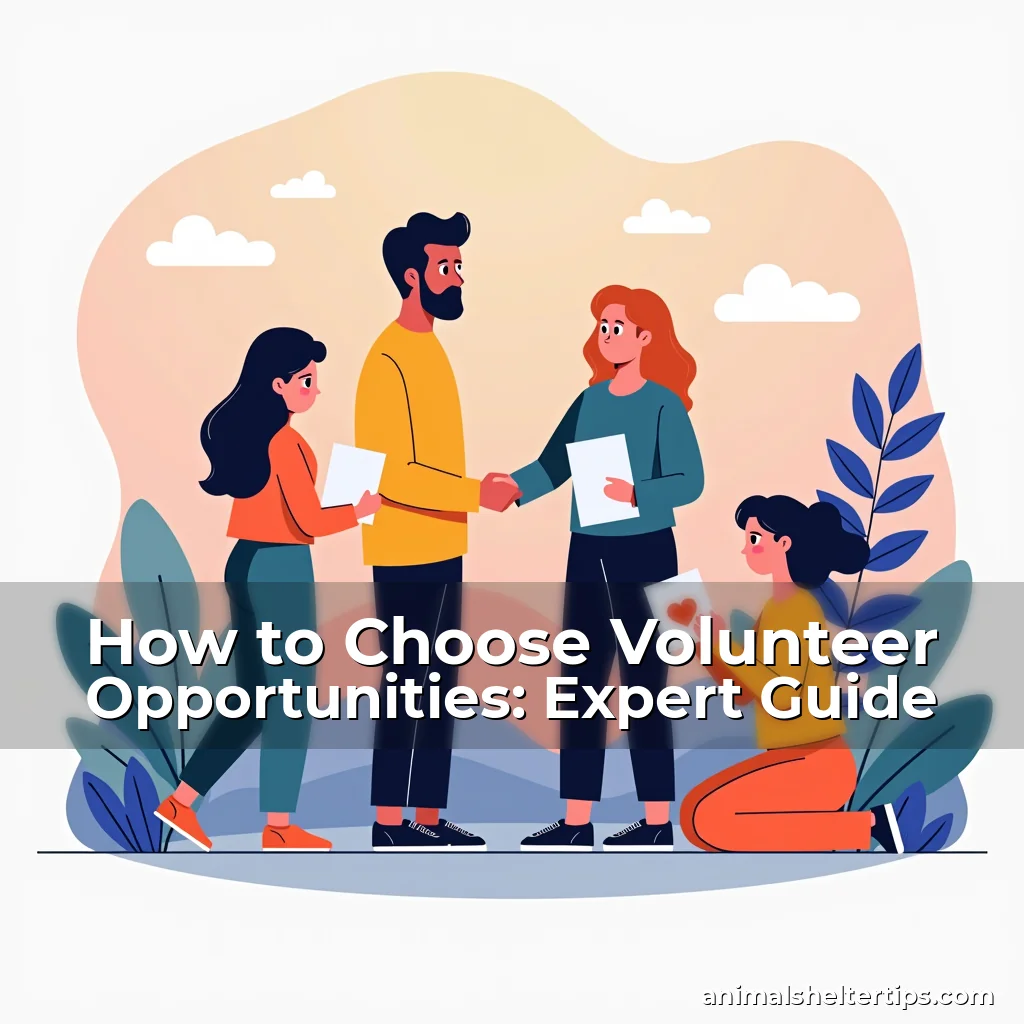 Artistic representation for How to Choose Volunteer Opportunities: Expert Guide