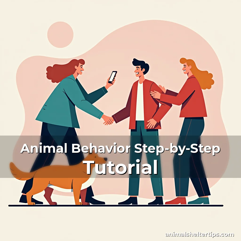 Artistic representation for Animal Behavior Step-by-Step Tutorial